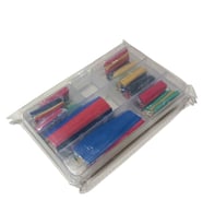 Kutulu 164 Parça Renkli Makaron Seti Daralan Makaron Kablo Koruyucu Kılıf Makaron Set Tamir Kiti 164 Adet 8 Boy 5 Renk