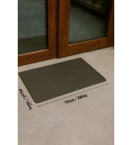 Valerine Life Derin Oluklu Ayakkabı Temizlik Çizgili Welcome Hoş Geldiniz Kapı Önü Paspası 45x70cm