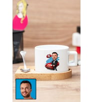 Erkeğe Özel Hediye Karikatürlü Lüx Fincan