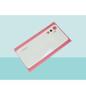 Tkgz - Infinix HOT 20 Arka Kapak Batarya Kapağı - BEYAZ