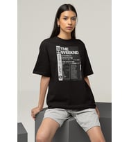 Starboy Dawn Fm The Weeknd Baskılı Unisex Oversize Rapper Tişört