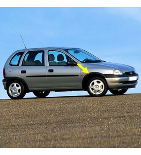Opel Corsa B 1993-2000 Sağ Ön Çamurluk Ağzı Plastik Dodik 1102863