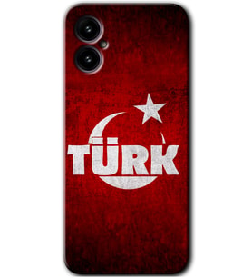 Omix X3 Kılıf HD Desen Baskılı Arka Kapak - Ayyıldız Türk