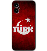Omix X3 Kılıf HD Desen Baskılı Arka Kapak - Ayyıldız Türk