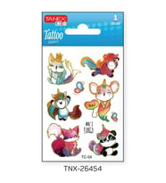 Tanex 7,5x10,5mm Neşeli Mini Tatoo Etiket TNX-26454