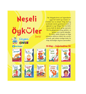 NEŞELİ ÖYKÜLER Serisi - 10 Kitap + Değerlendirme Eki (Karışık)