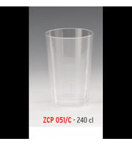 240 CL POLYCARBONAT BARDAK (DÜZ)