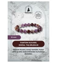 Fantom Kuvars 10mm Doğal Taş Bileklik