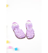 Papuç Sepeti Arzen-2881 Kız Çocuk Ortopedik Sandalet Ayakkabı (Pembe)