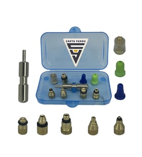Dupont İbelo Carrier Dunhil Ronson Univeral Gaz Aparatı 9'lu Set (Taş)