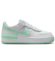 Nike Air Force 1 Shadow Sneaker Unisex Hakiki Deri Günlük Spor Ayakkabı Beyaz Yeşil