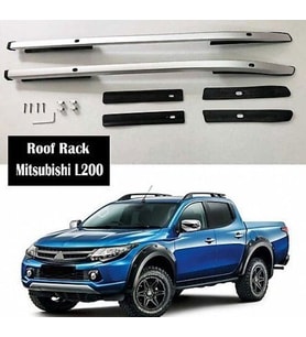Mitsubishi L200 Uyumlu Tavan Çıtası -2015 Oem Style Silver Gümüş