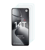 Microsonic Xiaomi 14T Screen Protector Nano Glass Cam Ekran Koruyucu (3`lü Paket) (Şeffaf)
