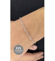925 ayar gümüş ataç zincir bileklik