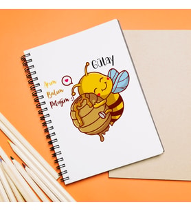 Arım Balım Peteğim :) Tasarımlı Kişiye Özel Defter