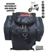 SCOOTER ARA BOŞLUK ÇANTASI 3 CEBLİ TELEFON BÖLMELİ