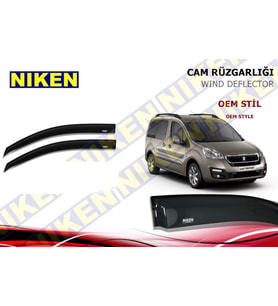 Peugeot Partner Tepee Cam Rüzgarlığı Niken 2008 Sonrası 2li