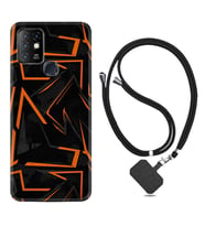 INFINIX Hot 8 9 10 11S Hot 10 Play 10T Kılıf Boyun Askılı Silikon Zigzaglar 1651