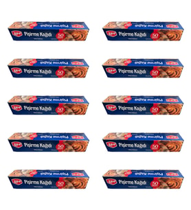 Roll-Up Beyaz Yağlı Fırın Tepsi Pişirme Kızartma Kağıdı - 37 Cm. x 50 Metre - 10 Adet