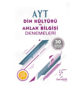 Karekök Yayıncılık Kıda Karekök Yayınları Ayt Din Kül.ve Ahlk.bilgisi Denemeleri Kitabı (Çok Renkli)