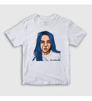 Presmono Unisex Çocuk Beyaz Party's Over Billie Eilish T-Shirt 154632tt