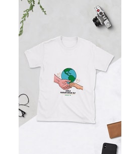 Dünya İnsani Yardım Günü Tasarımlı T-shirt