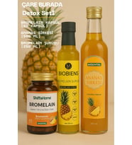 Detoks Seti (Bromelain Kapsül + Ananas Sirkesi + Bromelain Şurubu)