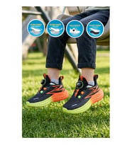 Marco Kids 26Y538 F Siyah-Turuncu Erkek Çocuk Spor Ayakkabı