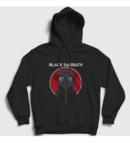Presmono Unisex Siyah The Mask Black Sabbath Kapüşonlu Sweatshirt 18434tt