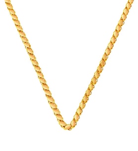 Halep Pullu Altın Zincir - 55 cm