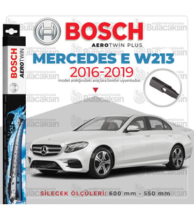 Bosch Aerotwin Muz Silecek Takımı Mercedes E W213 2016-2017 ile uyumlu