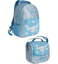 Cinnamoroll Temalı Lisanslı Premium 2'li Okul Seti Sırt Çantası-Beslenme Çantası