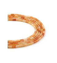 Akik Doğal Taş Silindir Kesim 3x6mm Dizi