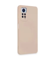 Note 12 Pro 4g Kılıf Nano İçi Kadife  - Pudra