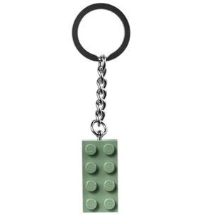 Lego 854159 2x4 Kum Yeşili Anahtarlık (Çok Renkli)