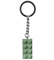 Lego 854159 2x4 Kum Yeşili Anahtarlık (Çok Renkli)