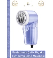 #TüyToplayıcı Lüks Pilli Tiftik Kazak Tüy Toplama Alıcı Giysi Paslanmaz Çelik Mavi Tüy Temizleme Mak