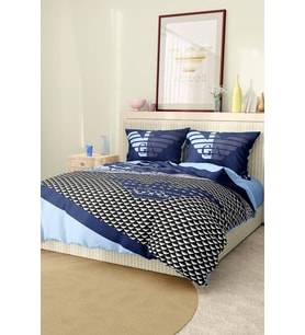 Nevresim Takımı Çift Kişilik Pamuklu Saten Kumaş 6 Parça 3D Dijital Baskı Duvet Cover Set Model No:6