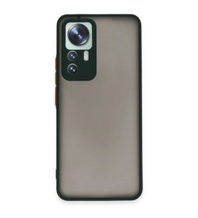 Xiaomi Mi 12t Pro Kılıf Montreal Silikon Kapak - Yeşil