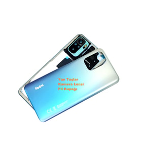 Xiaomi Redmi NOTE 10 (4G) KASA Arka Pil Batarya Kapağı MAVİ