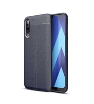 Samsung Galaxy A50 Kılıf Esnek Pu-Deri Leather-Pu Serisi Protected Case (Lacivert)