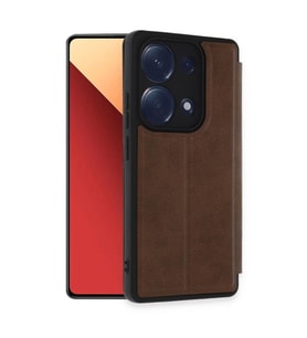 Xiaomi Redmi Note 13 Pro 4g Kılıf Flip Cover - Taba