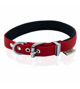 Doggie Konfor Dokuma Boyun Tasması Kırmızı 2.0*35-40 cm (DSBT-2010 M)