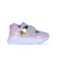 Skuaıter 6800 Cansın Bebe Simli Kız Çocuk Spor Ayakkabı (Pembe)