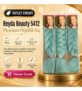 3 Paket - Afrika Örgüsü Ve Rasta İçin Sentetik Saç 5412