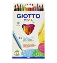 GİOTTO MEGA TRİ ASKILI 12'Lİ KURU BOYA