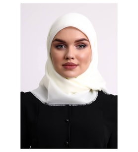 Pamuklu Pano Düz Desensiz Örtü Krem (Karışık)