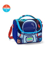Coral High Kids Saks Mavi Astronot Desenli Thermo Beslenme Çantası 11724