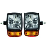 VOLVO JCB İŞ MAKİNASI SAĞ + SOL ÖN FAR TAKIMI ORTADAN BAĞLANTILI