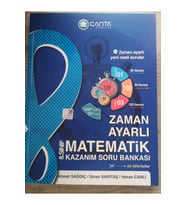 Çanta Yayınları ÇANTA YAYINLARI 8,SINIF ZAMAN AYARLI MATEMATİK SORU BANKASI 2024 (Çok Renkli)